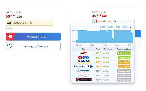 xPrice istoric preturi  from Chrome web store to be run with OffiDocs Chromium online