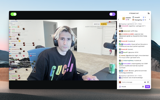 xQc Hopper  from Chrome web store to be run with OffiDocs Chromium online