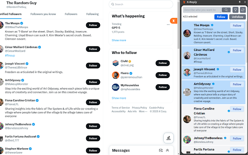 X Reply | AI to reply  from Chrome web store to be run with OffiDocs Chromium online