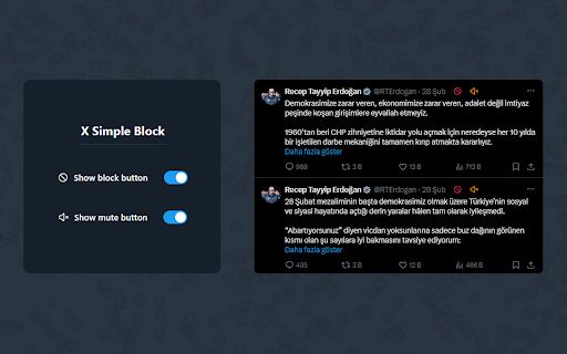 x simple block  from Chrome web store to be run with OffiDocs Chromium online