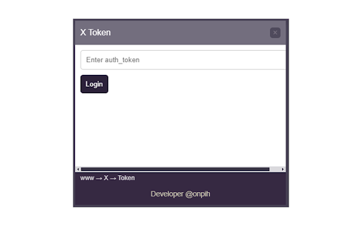 X Token Manager – auth_token for Twitter (X) from Chrome web store to be run with OffiDocs Chromium online X Token Manager – auth_token for Twitter (X) from Chrome web store to be run with OffiDocs Chromium online