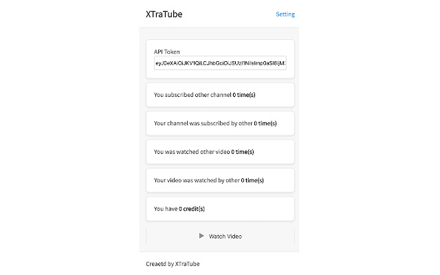 X Tratube  from Chrome web store to be run with OffiDocs Chromium online