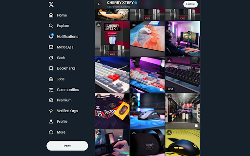 X/Twitter Photo Downloader  from Chrome web store to be run with OffiDocs Chromium online