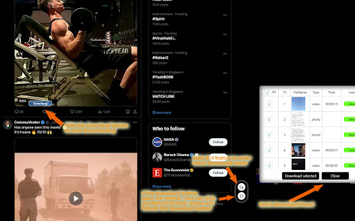 X Video Downloader Download Videos And Photo From Twitter and X  from Chrome web store to be run with OffiDocs Chromium online