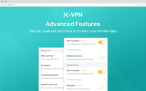 X VPN: Free VPN Chrome Extension  from Chrome web store to be run with OffiDocs Chromium online