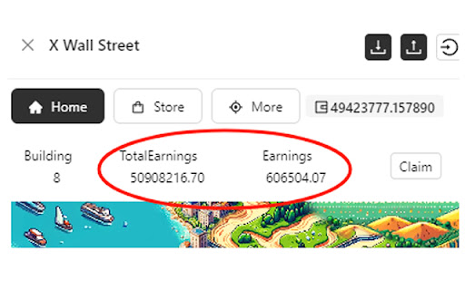 X Wall Street BETA  from Chrome web store to be run with OffiDocs Chromium online