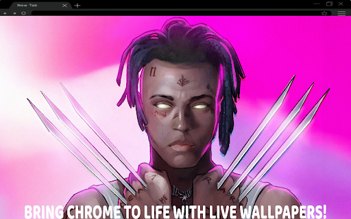 XXXTentacion Wolverine Live Wallpaper  from Chrome web store to be run with OffiDocs Chromium online