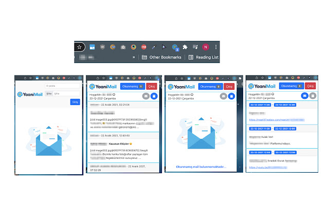 YaaniMail Individual Chrome Extension  from Chrome web store to be run with OffiDocs Chromium online
