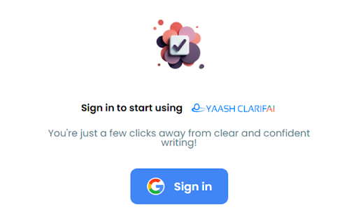Yaash ClarifAI  from Chrome web store to be run with OffiDocs Chromium online