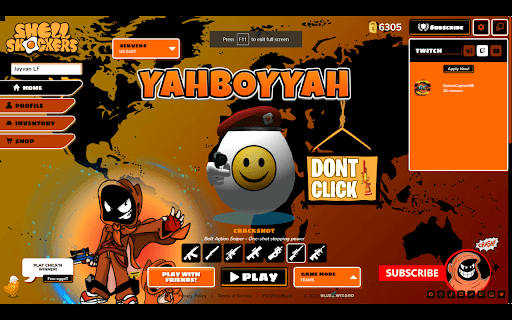 Yahboyyah || Shell Shockers  from Chrome web store to be run with OffiDocs Chromium online