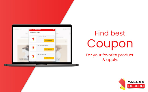 Yallaa Coupon Enjoy the Discounts  from Chrome web store to be run with OffiDocs Chromium online