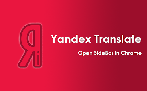 Yandex Translate Open SideBar in Chrome  from Chrome web store to be run with OffiDocs Chromium online