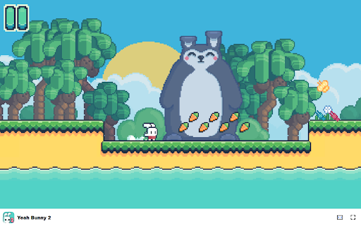 Yeah Bunny 2 Game Join the pixelated bunny in a colorful adventure!  from Chrome web store to be run with OffiDocs Chromium online
