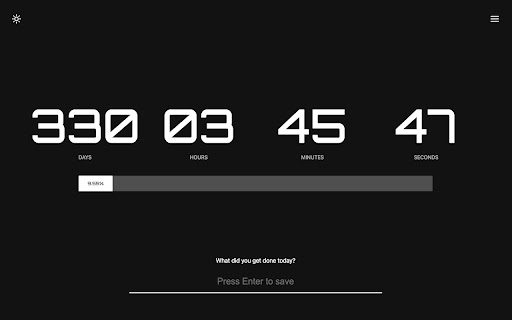 Year Progress Stay Accountable  from Chrome web store to be run with OffiDocs Chromium online