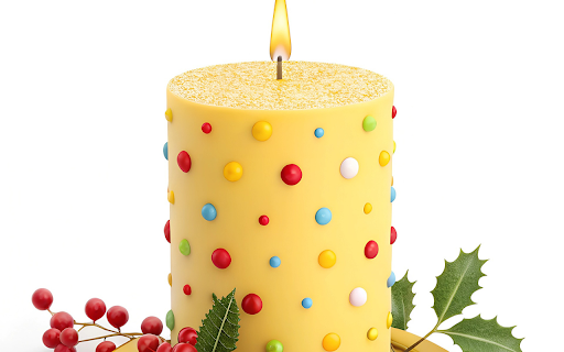 Yellow candle  from Chrome web store to be run with OffiDocs Chromium online