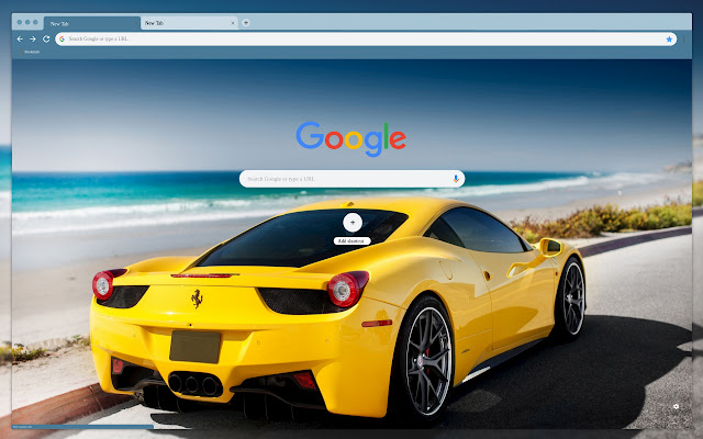 Yellow car  from Chrome web store to be run with OffiDocs Chromium online
