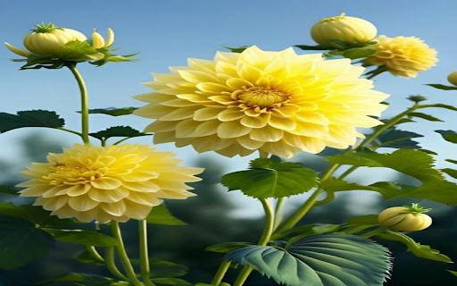 yellow flower tree wallpaper  from Chrome web store to be run with OffiDocs Chromium online