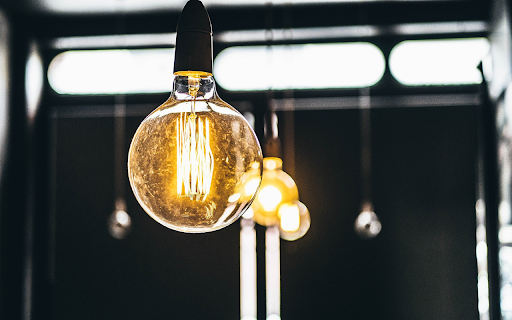 Yellow light bulb  from Chrome web store to be run with OffiDocs Chromium online