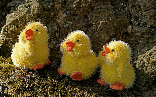Yellow stuffed duck  from Chrome web store to be run with OffiDocs Chromium online