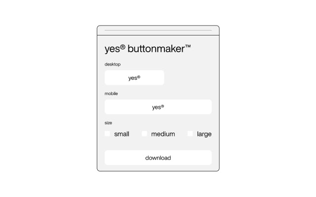 yes® Button Maker  from Chrome web store to be run with OffiDocs Chromium online