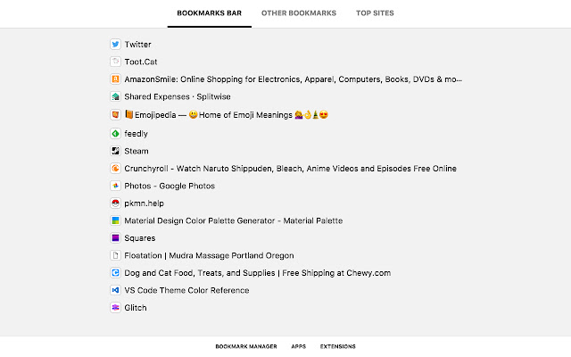 Yet Another New Tab Page  from Chrome web store to be run with OffiDocs Chromium online