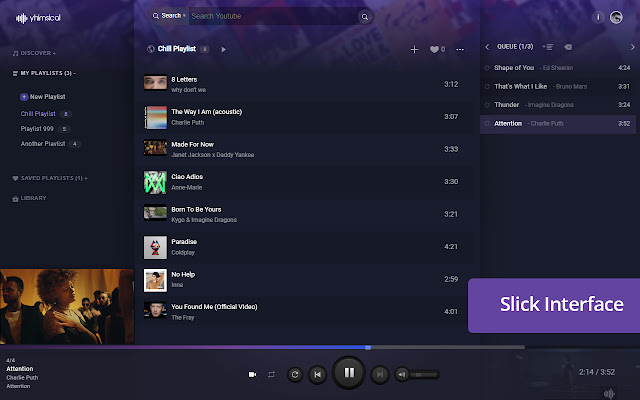 Yhimsical Music Player mula sa Chrome web store na tatakbo sa OffiDocs Chromium online