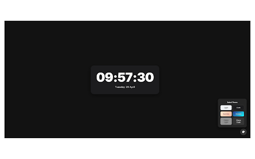 Yi Clock New Tab  from Chrome web store to be run with OffiDocs Chromium online