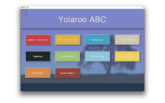 Yolaroo ABC  from Chrome web store to be run with OffiDocs Chromium online