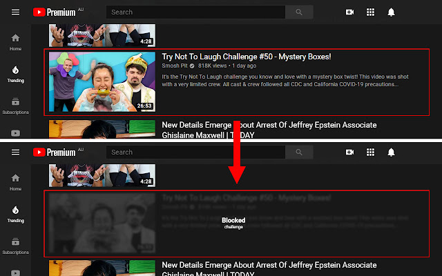 YouFocus YouTube Filter  from Chrome web store to be run with OffiDocs Chromium online