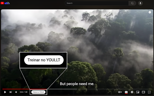 YOULLT trigger  from Chrome web store to be run with OffiDocs Chromium online