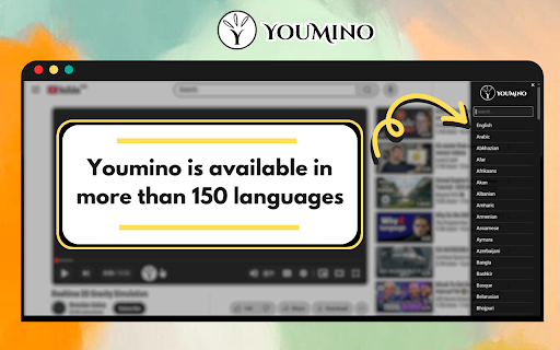 YouMino YouTube AI Subtitle Analyzer  from Chrome web store to be run with OffiDocs Chromium online