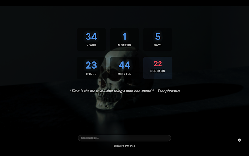 Your Days Are Numbered  from Chrome web store to be run with OffiDocs Chromium online