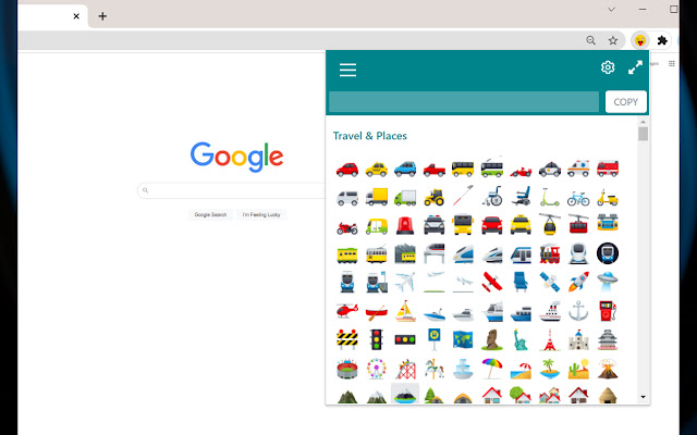Your Emoji Keyboard  from Chrome web store to be run with OffiDocs Chromium online