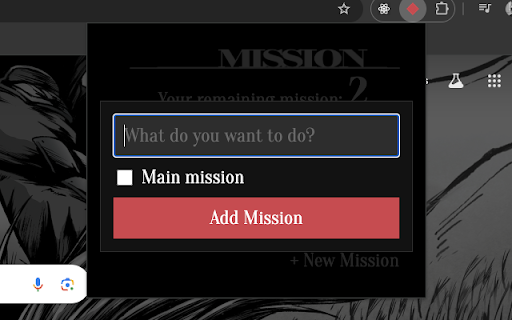 Your Mission  from Chrome web store to be run with OffiDocs Chromium online