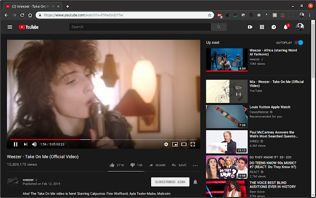 YouTime Youtube video end indicator  from Chrome web store to be run with OffiDocs Chromium online