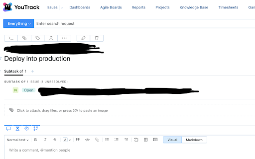 Youtrack Brilliant  from Chrome web store to be run with OffiDocs Chromium online