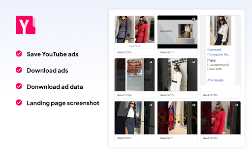YouTube Ad Download  Analytics Helper  from Chrome web store to be run with OffiDocs Chromium online