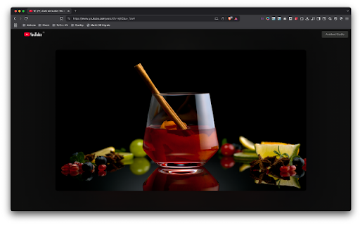 YouTube Ambient Studio  from Chrome web store to be run with OffiDocs Chromium online