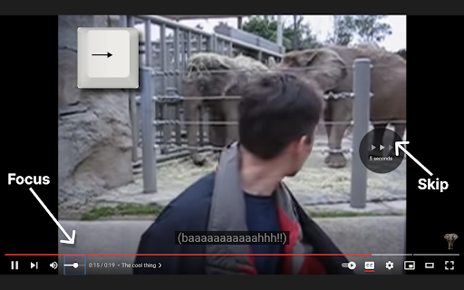 YouTube Arrow Keys Fix  from Chrome web store to be run with OffiDocs Chromium online