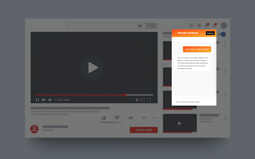 Youtube Assistant  from Chrome web store to be run with OffiDocs Chromium online