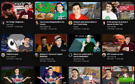 YouTube CadBradify  from Chrome web store to be run with OffiDocs Chromium online