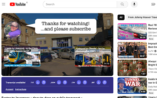 Youtube Caption Tool  from Chrome web store to be run with OffiDocs Chromium online