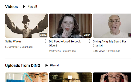 YouTube Channel Play All  from Chrome web store to be run with OffiDocs Chromium online