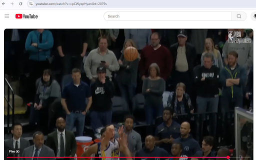 YouTube ClipStart  from Chrome web store to be run with OffiDocs Chromium online