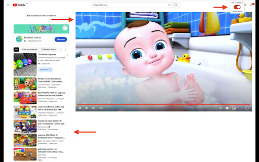 Youtube Columns Swapper  from Chrome web store to be run with OffiDocs Chromium online