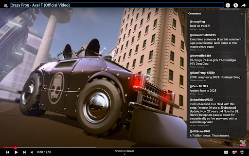 YouTube Comments Sidebar  from Chrome web store to be run with OffiDocs Chromium online
