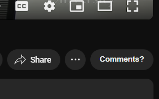 YouTube Comment Toggle  from Chrome web store to be run with OffiDocs Chromium online