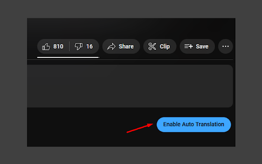 YouTube™ Comment Translate Enhanced  from Chrome web store to be run with OffiDocs Chromium online