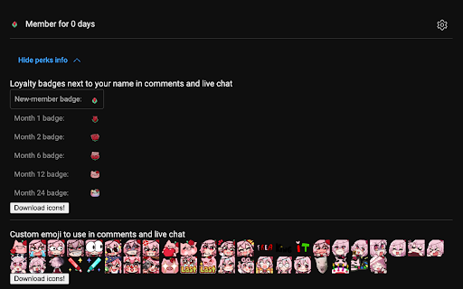 YouTube Emote Downloader  from Chrome web store to be run with OffiDocs Chromium online