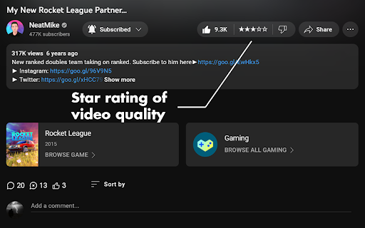 YouTube Enhanced  from Chrome web store to be run with OffiDocs Chromium online